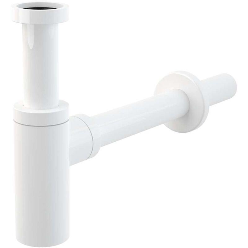 Drain Siphons - Design-Siphon, weiß glänzend A400B - Alca