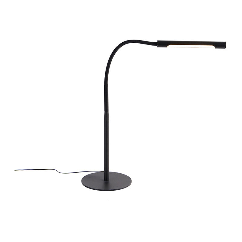 Design table lamp black incl. LED with touch dimmer - Palka