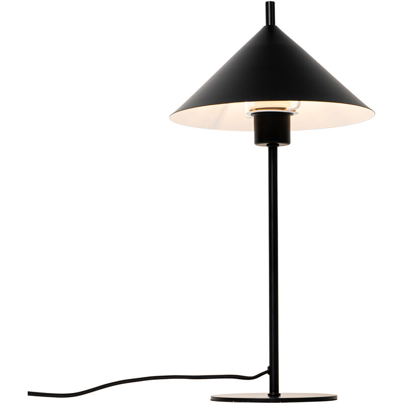 Qazqa Design Tischleuchte Schwarz - Triangolo