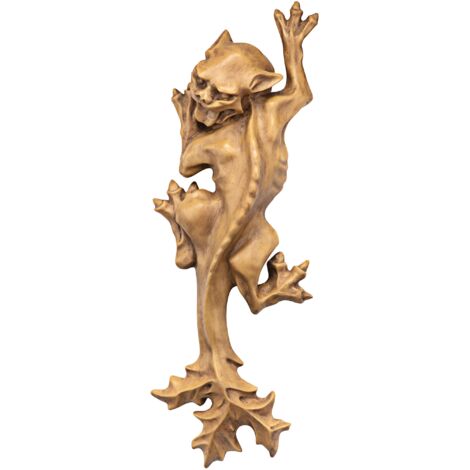 Design Toscano OS69683 Statua Gatto Gargoyle a Piede Libero, Abbronzatura