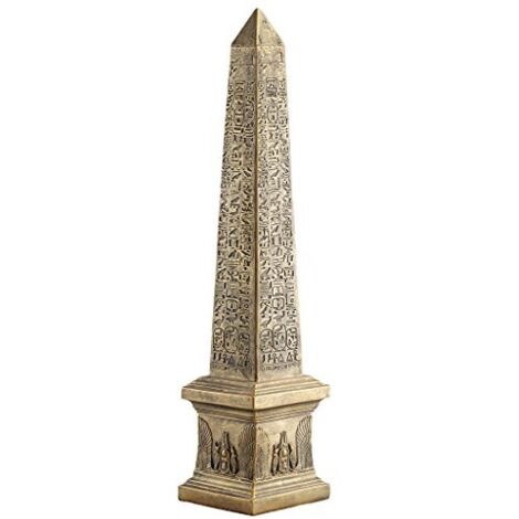 Design Toscano Statua Obelisco Dorato dell’Antico Egitto