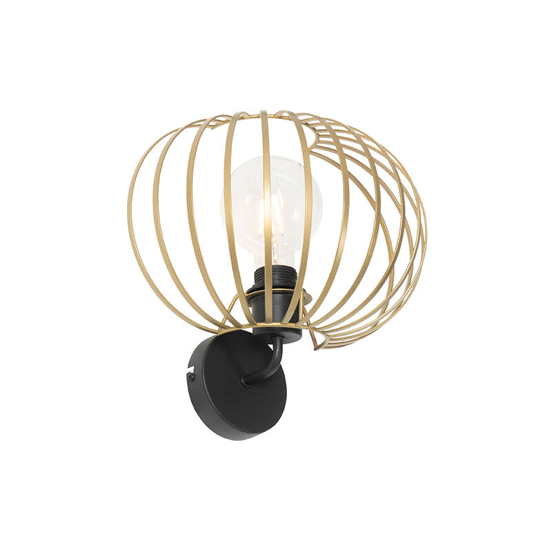 Design wall lamp brass 30 cm - Johanna