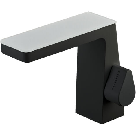 Design Wasserfall Waschtischarmatur Bernstein NT7320 Schwarz