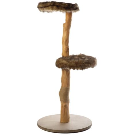 Arbre A Chat Bois Naturel A Prix Mini