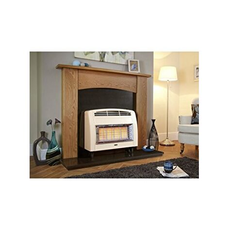 DESIGNER FIRE FLAVEL FORSC0EN CREAM STRATA GAS FIRE -EC