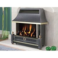 Designer Fire - FLAVEL FRECN0EN BLACK RENOIR GAS FIRE - EC