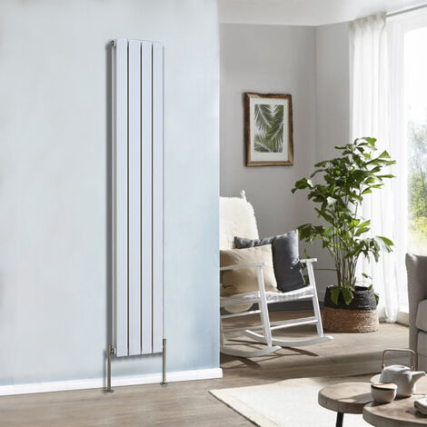Designer Radiator 1800x272mm Double Flat Panel Vertical White