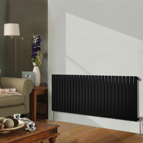 Designer Radiator 600x1593mm Single Oval Column Horizontal White