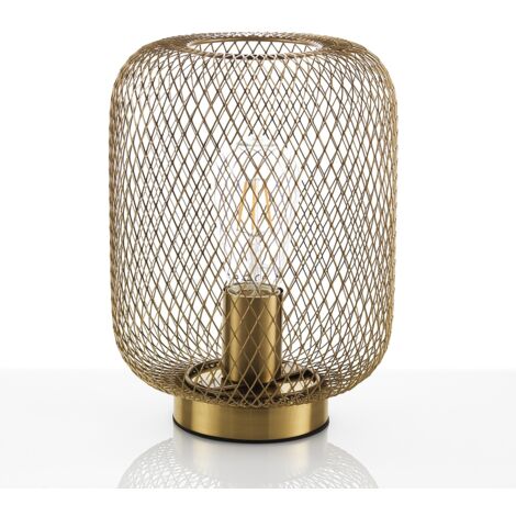 Designer-Tischlampe aus antikisiertem Messing Jar