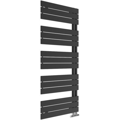 Designheizkörper Arezzo Mattschwarz 1430x600 mm