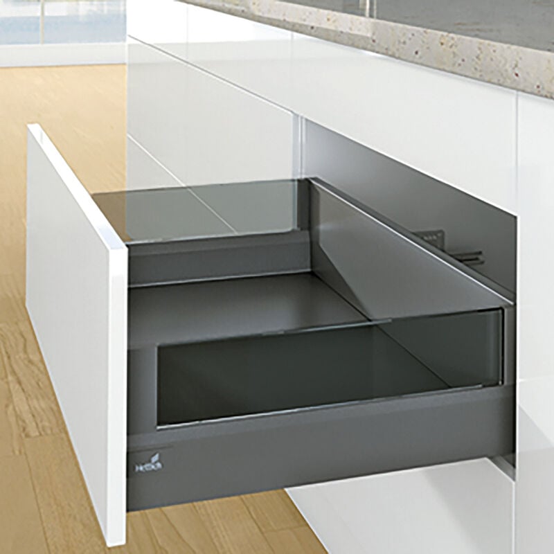 Designside pour casseroliers hauteur 186/218 - Longueur : 500 mm Hettich