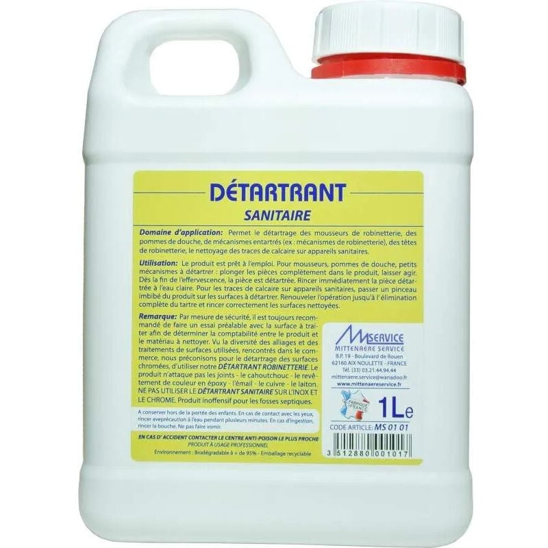 

Desincrustante para instalaciones sanitarias