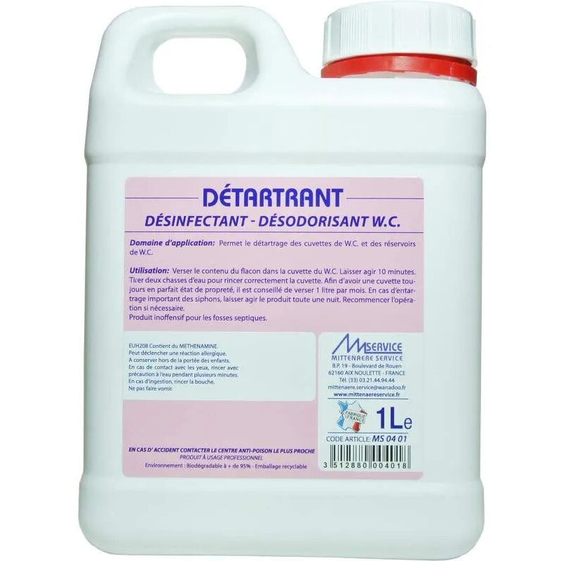 

Desincrustante para la taza del baño