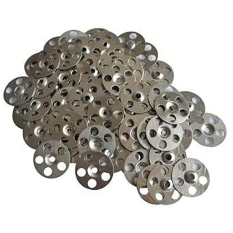 Desineo – Lot de 50 rondelles plates inox 3,6 cm – Anti-corrosion pour montage panneaux – Diamètre de perçage 5,5 mm – Installation durable