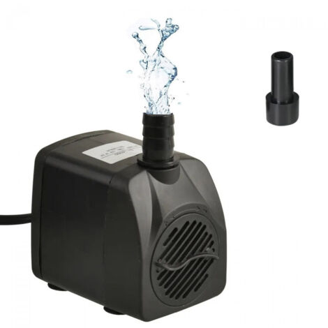 Desineo – Pompe submersible réglable 800L/H 16W – Moteur silencieux – Pour hydroponie, fontaines, aquariums et bassins – Câble 1,5m