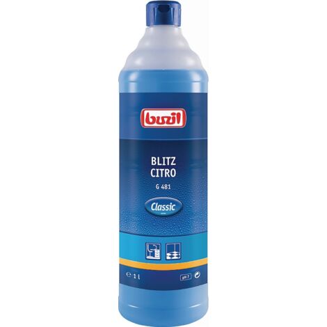 Désinfectant alcoolisé Blitz Citro G 481, bouteille de 1 litre