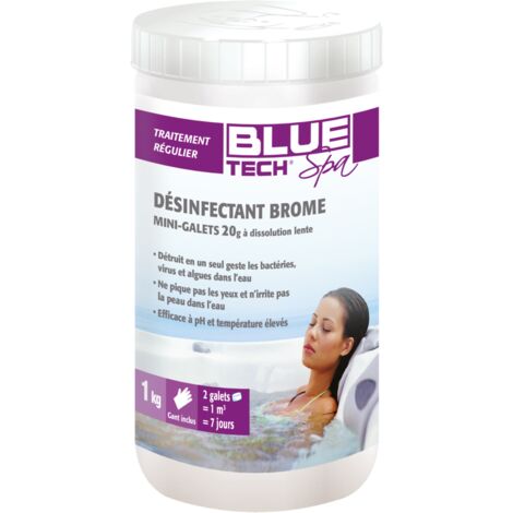 Désinfectant Brome 50 mini-galets de 20gr 1kg