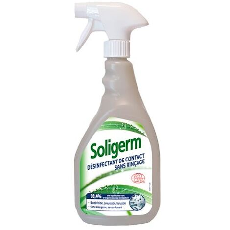 Désinfectant de contact cuisine Soligerm Ecocert - Spray 750 ml