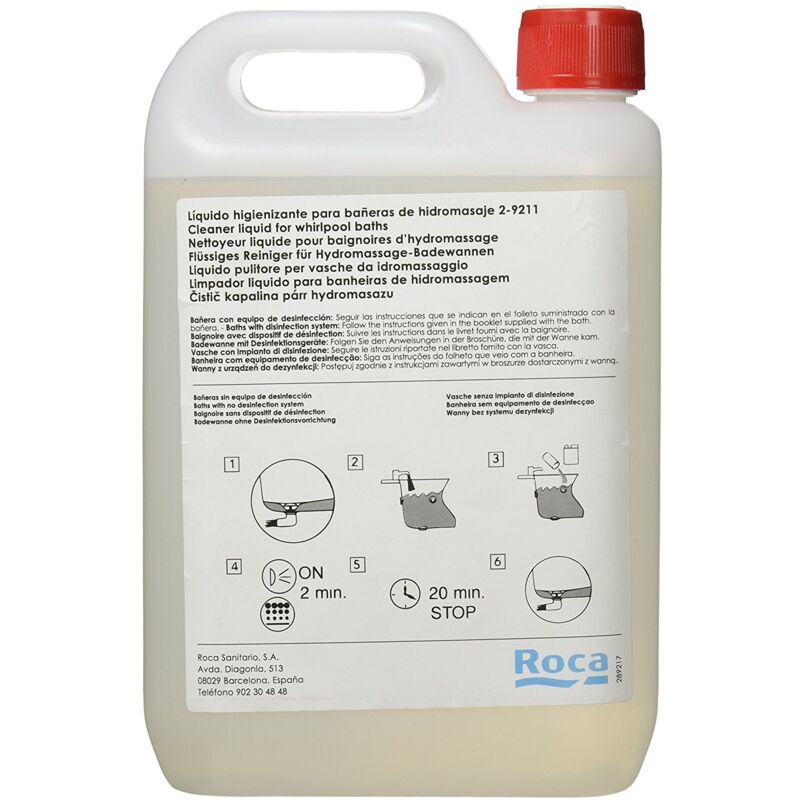 Désinfectant pour baignoire balnéo 2L Roca