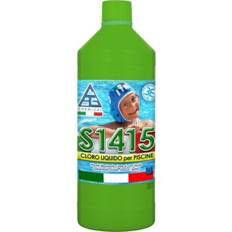 De'sinfectant pour piscines O2 chimique sans chlore 1 l multiactif a' action antibacte'rienne pour piscines