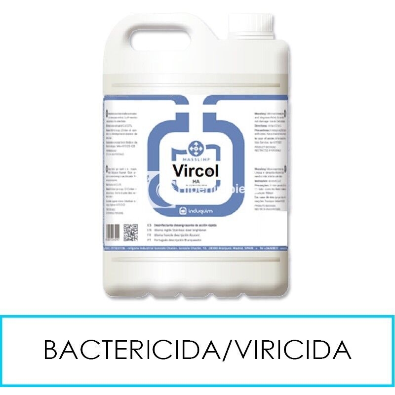 

Desinfectante limpiador hidroalcohólico superficies 5L