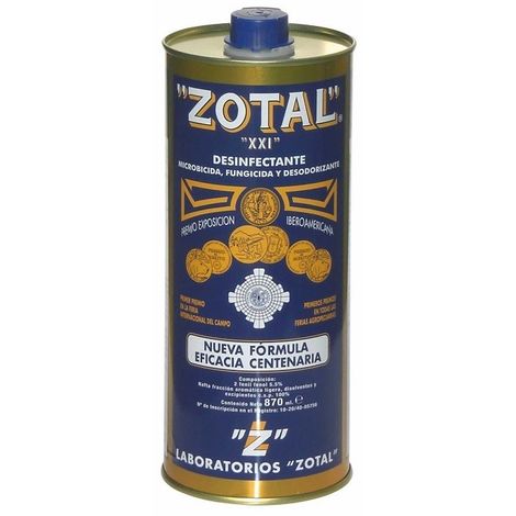 Desinfectante microbicida,fungicida y desodorizante zotal 870 Ml