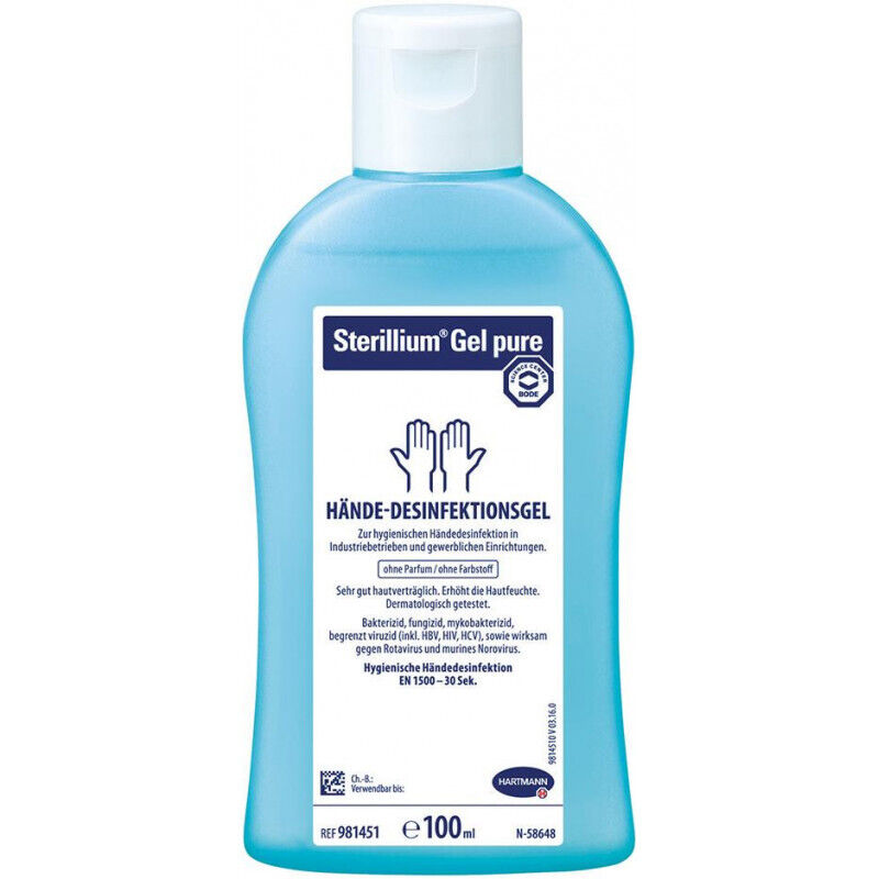 Désinfection des mains Sterillium Gel Pure 100ml
