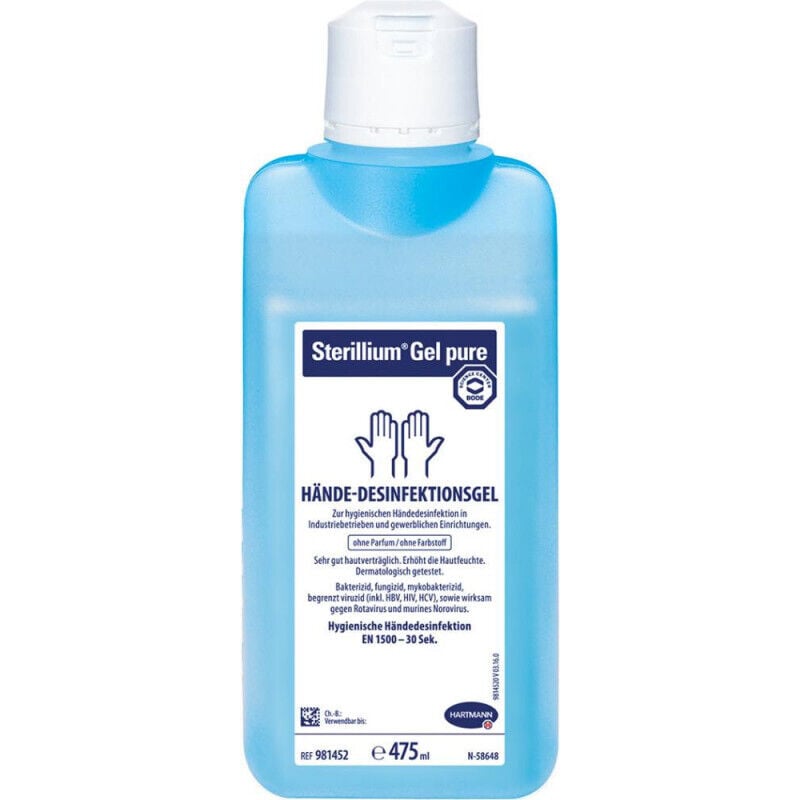 Désinfection des mains Sterillium Gel Pure 475ml