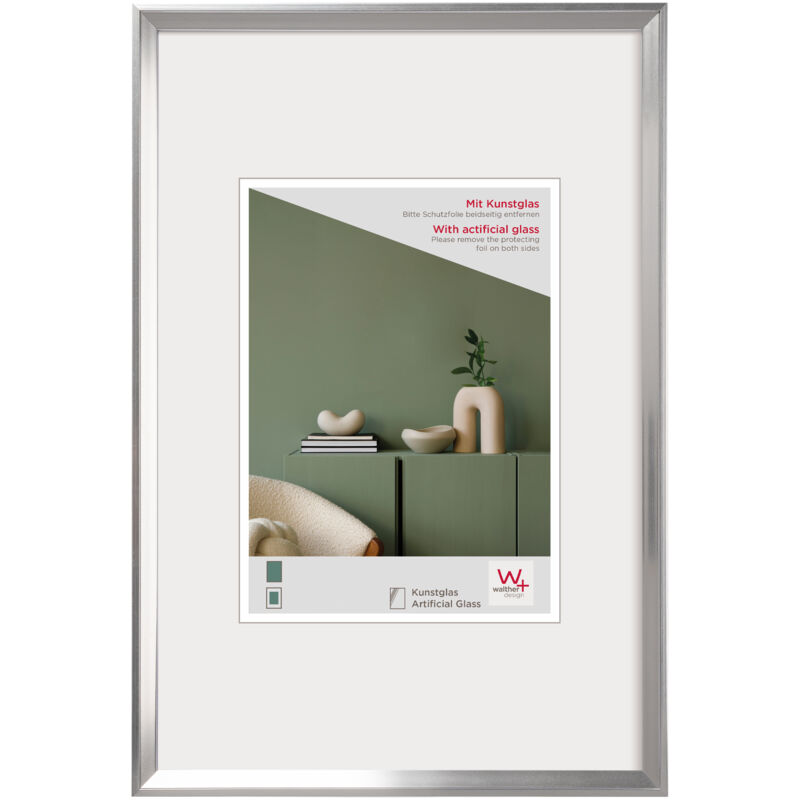 Walther Design Desire Kst.rahmen 30x40 Silber