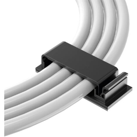 DESIRE2 Enfold Clips de câble noirs, lot de 40-AquaForge