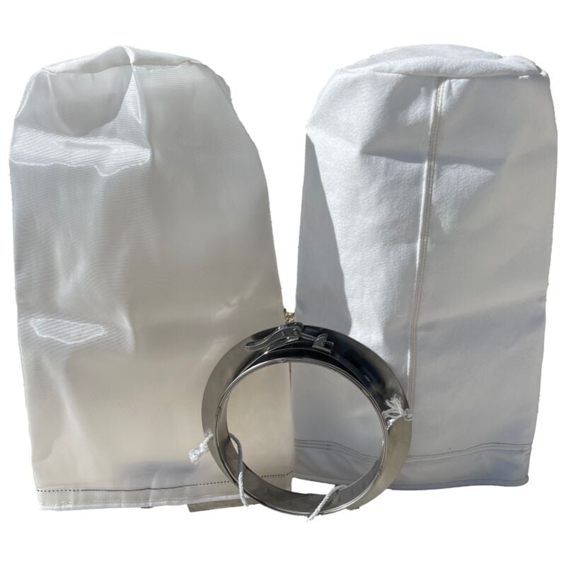 2 poches facile a nettoyer + 1 bague de maintien Inox compatible desjoyaux
