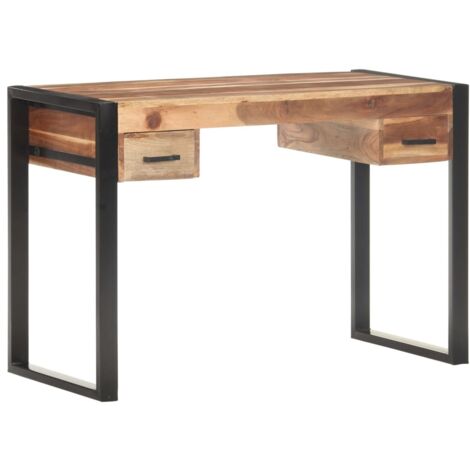 Desk 110x50x76 cm Solid Wood vidaXL