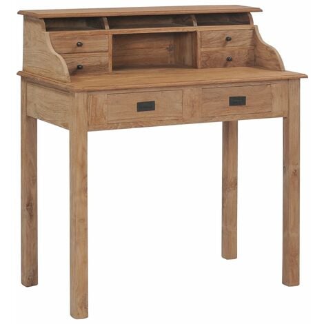 Desk 90x50x100 cm Solid Teak Wood vidaXL