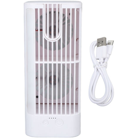 Desk Night Light Fan Power Adjustable Space Saving Quiet Multifunctional Cool Fan Plug and Play Without Sprayer