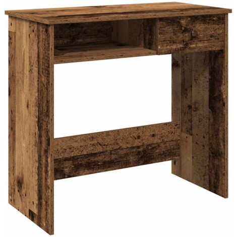 Desk Old Wood 80x40x75 cm Engineered Wood vidaXL