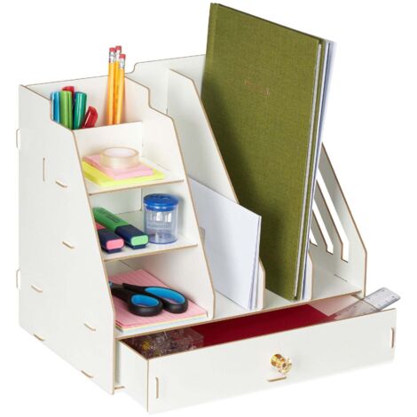 Desk organiser with compartments