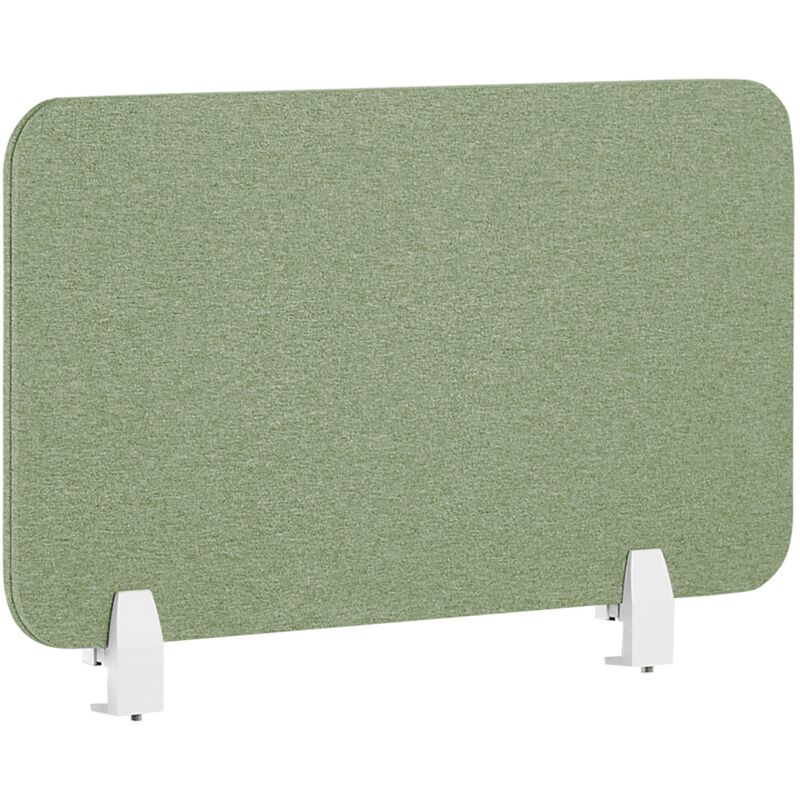 Beliani Desk Screen 72 X 40 Cm Green Wally