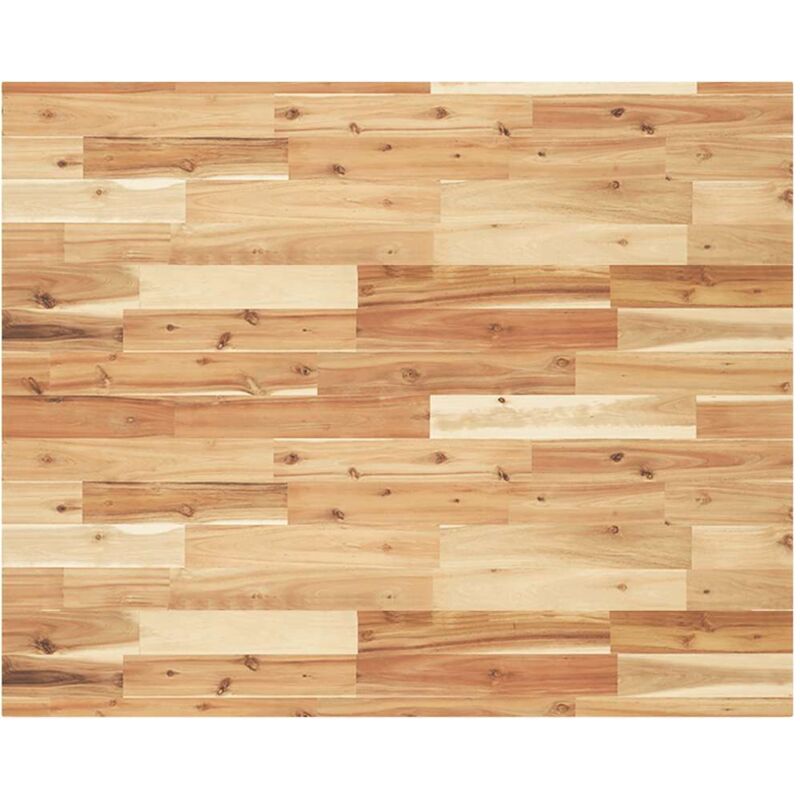 Desk Top Oil Finished 100x80x4 Cm Solid Wood Acacia Vidaxl