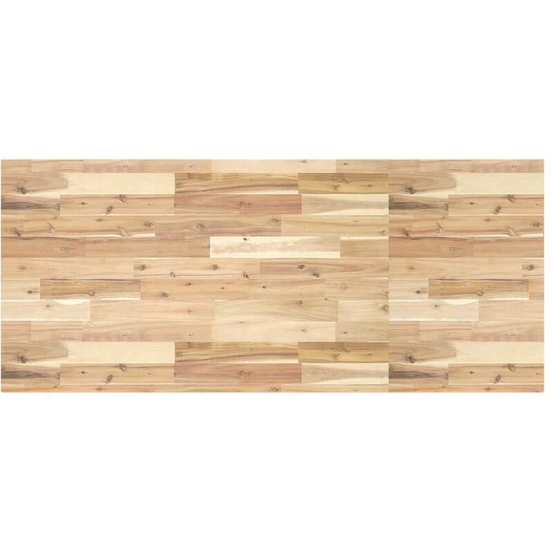 Desk Top Untreated 120x60x4 Cm Solid Wood Acacia Vidaxl