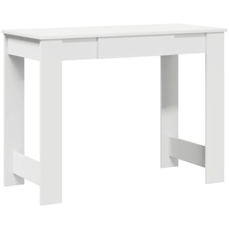Desk White 100x45x75 cm Engineered Wood vidaXL