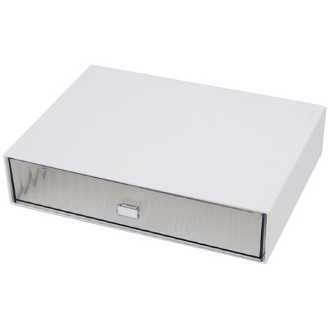 Desktop Drawer Organizer Waterproof Dustproof Plastic DIY Combination Multi Layer Stackable Drawer Storage Case Striped White 1 Drawer
