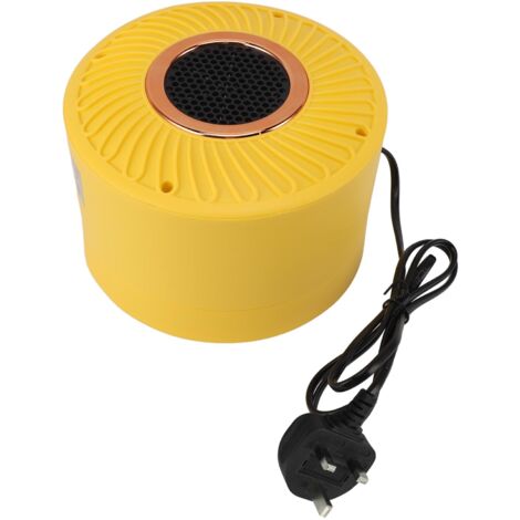 Desktop Heater Stretchable PTC Heating Low Noise Anti Tipping High Temperature Protection Fast Energy Saving Portable Desk Heater for Indoor Office UK Plug 220V