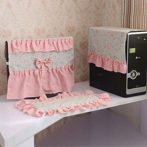 Desktop LCD computer abdeckung 3 sets von 19 zoll 20 zoll 22 zoll computer abdeckung universal stoff zubehör computer abdeckung,Romantic Sicily,Computer three-piece
