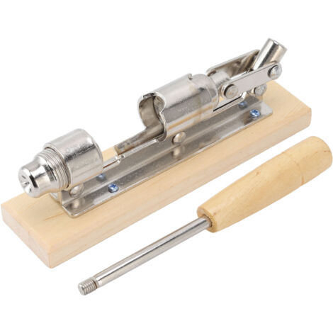 Desktop Mechanical Nut Cracker Tool Metal Walnut Pecan Opener Clip with Handle Lever Type