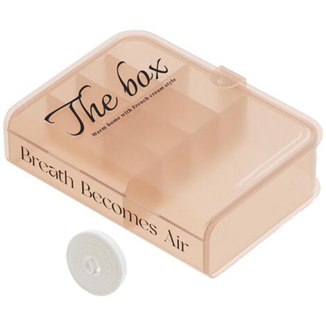 Desktop Organizer Box Data Cable Storage Case Plastic Book Design Home Decoration for Line Earbud Translucent Pink