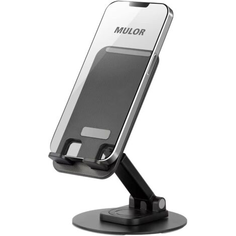 Desktop Phone Holder, Adjustable Foldable Aluminum Phone Dock Holder