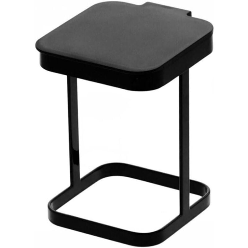 ZVD - Desktop Trash Bag Rack Trash Rack Metal Trash Bag Rack Cabinet Portable Trash Bag Kitchen Bathroom Black