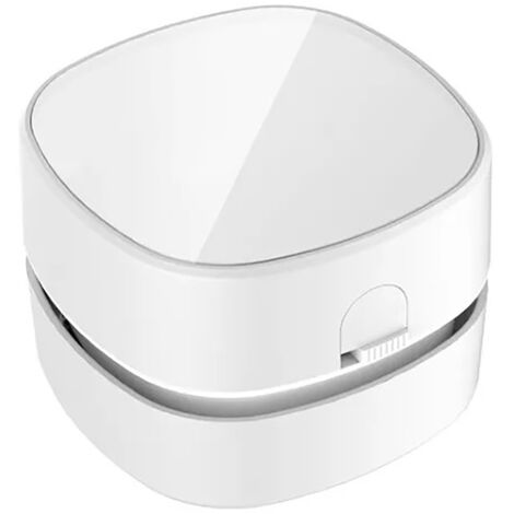 Desktop Vacuum Cleaner Mini Table Dust Sweeper Crumb Vacuum Cleaner Handheld Cordless White