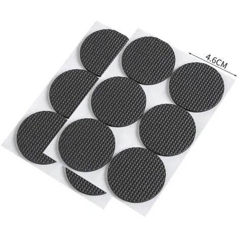 Deslizadores para patas de mesa, protectores de suelo resistentes a arañazos, deslizadores de goma antideslizantes para patas de sillas, pegatinas silenciosas, accesorios para muebles, 4,6 mm de diáme