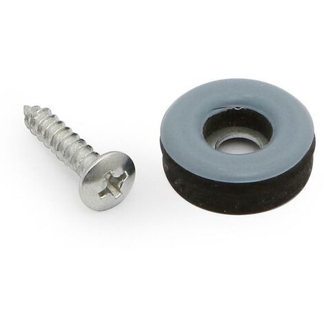 deslizante con base ptfe con tornillo (cajas) acabado gris modelo crate ø diámetro ø19